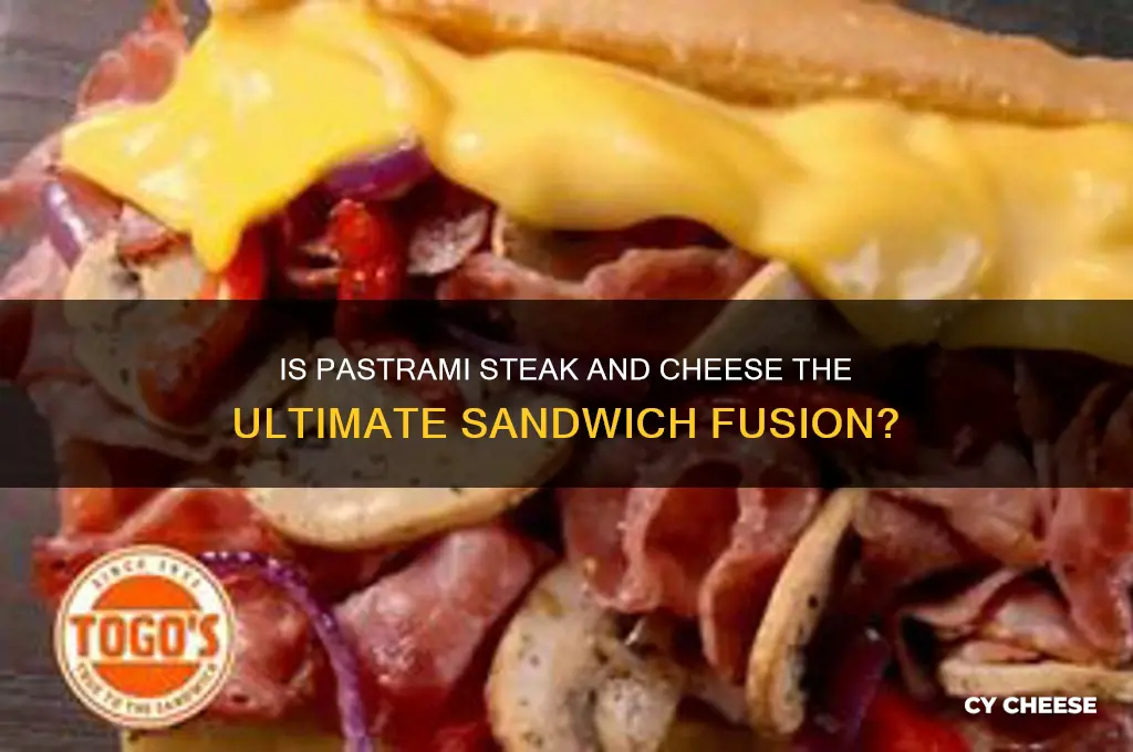is pustrami steak and cheese