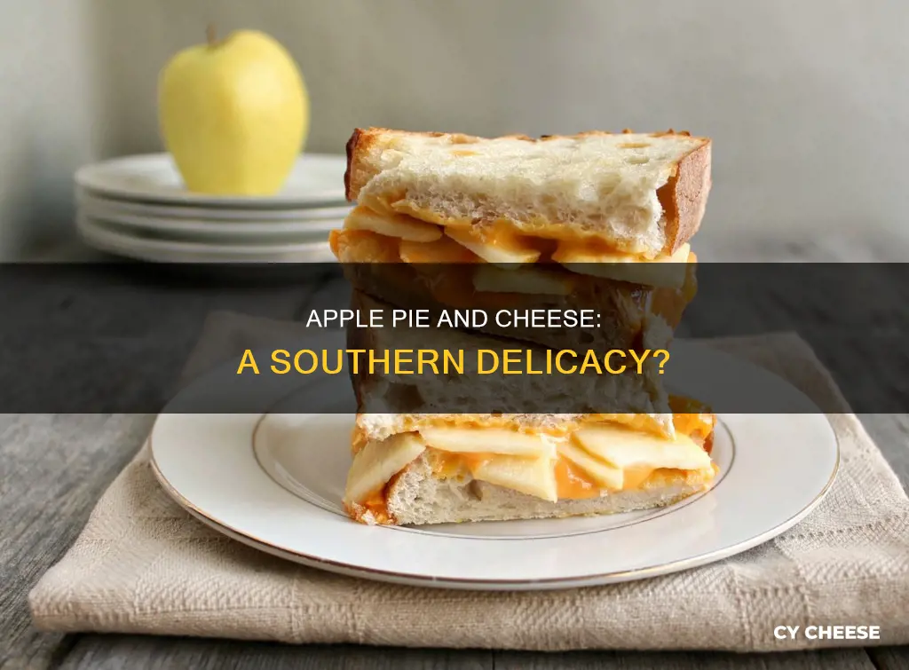 is putting cheese on apple pie a southern thing