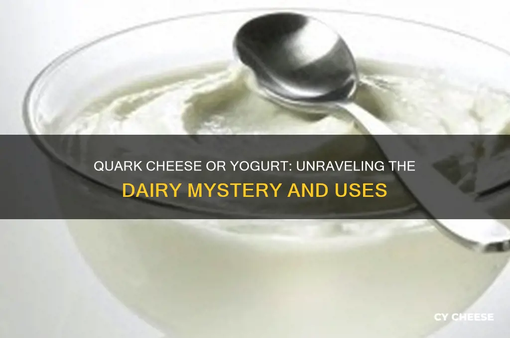is quark cheese or yogurt