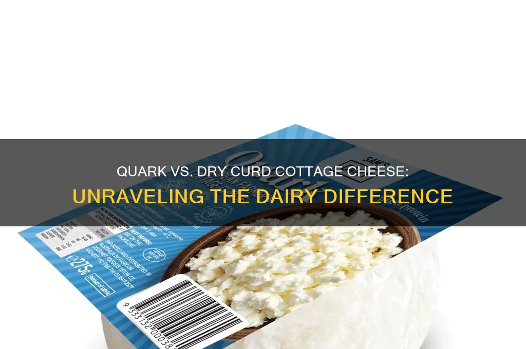 is quark the same as dry curd cottage cheese
