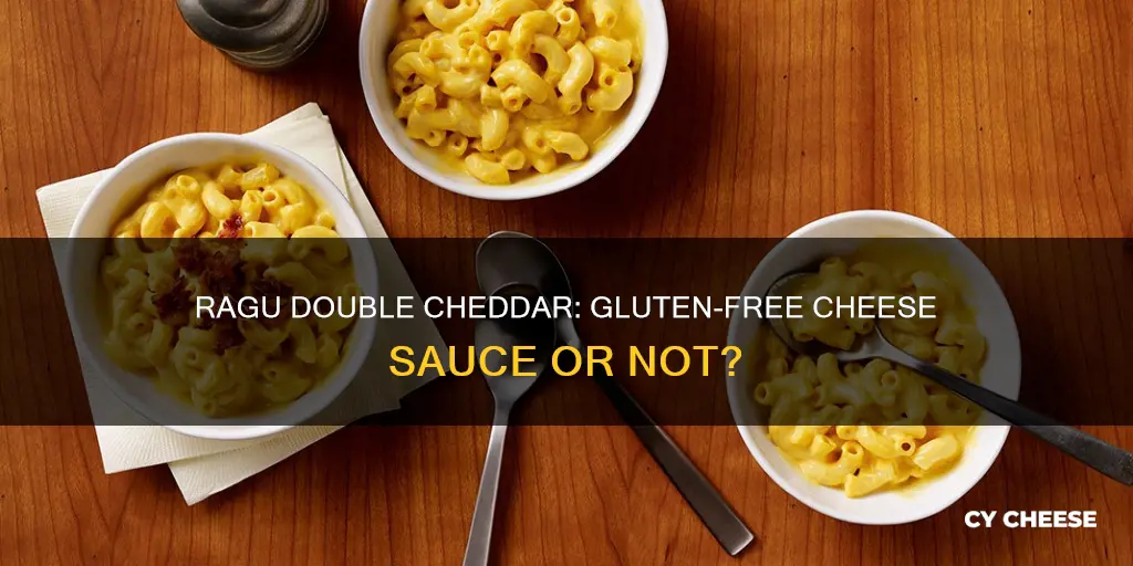 is ragu double cheddar cheese sauce gluten free