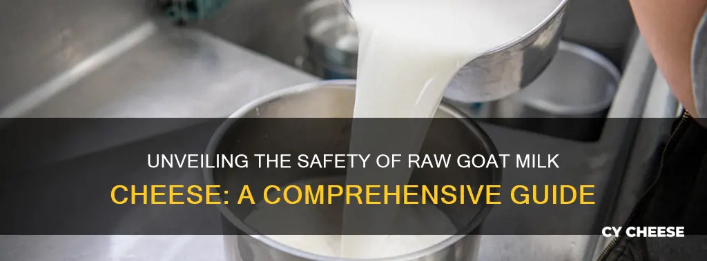 is raw goat milk cheese safe