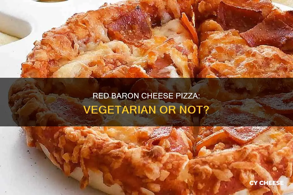 is red baron cheese pizza vegetarian
