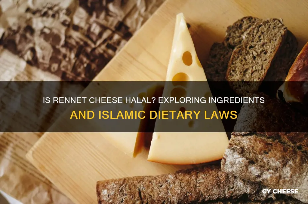is rennet cheese halal