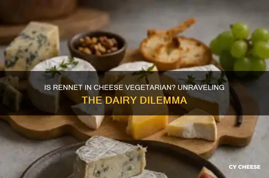is rennet in cheese vegetarian