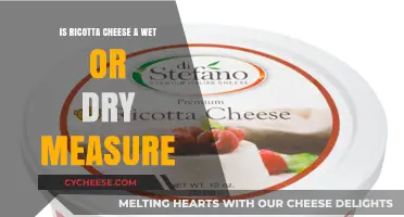 Ricotta Cheese: Wet or Dry Measure? Unraveling the Culinary Mystery