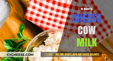 Is Ricotta Cheese Made from Cow's Milk? Unveiling the Truth