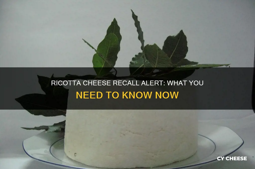 is ricotta cheese recalled