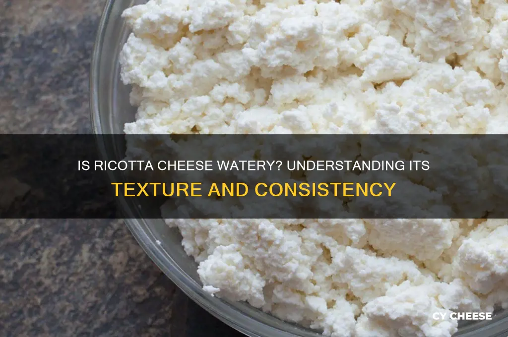 is ricotta cheese watery