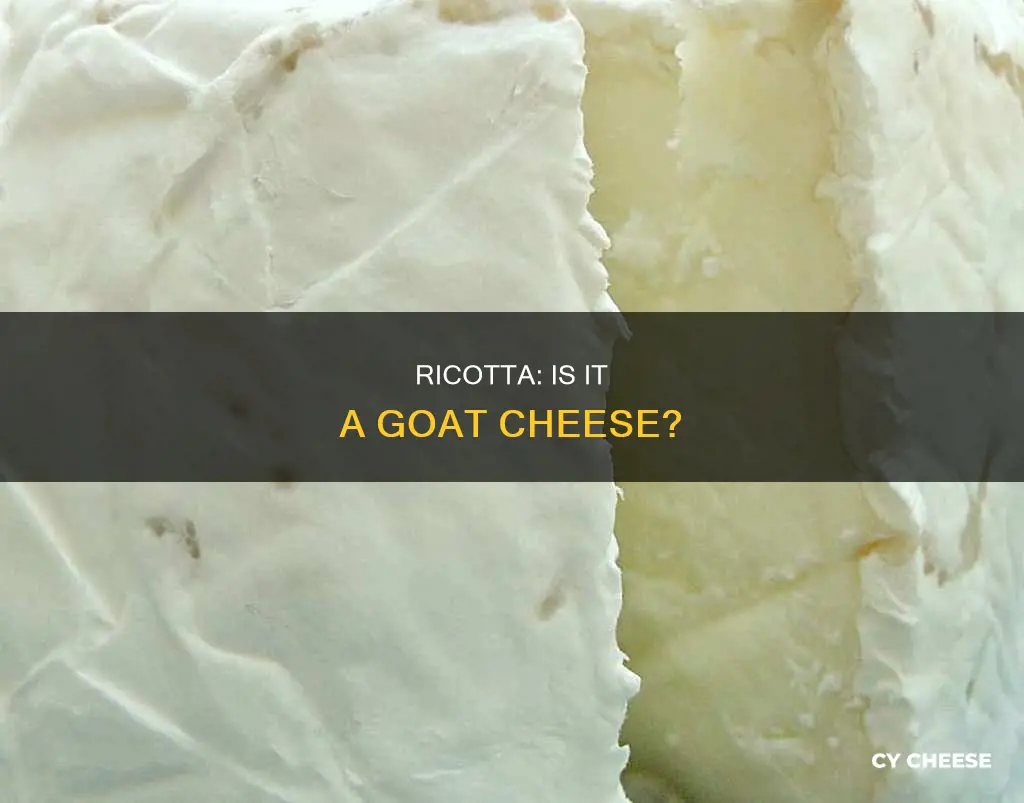 is ricotta goat cheese