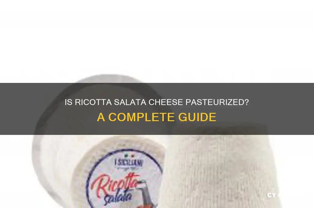 is ricotta salata cheese pasteurized