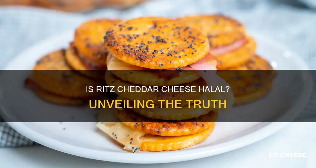 is ritz cheddar cheese halal