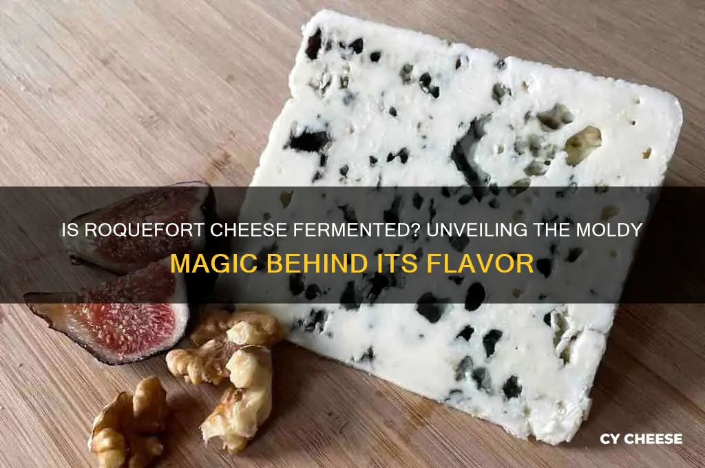 is roquefort cheese fermented