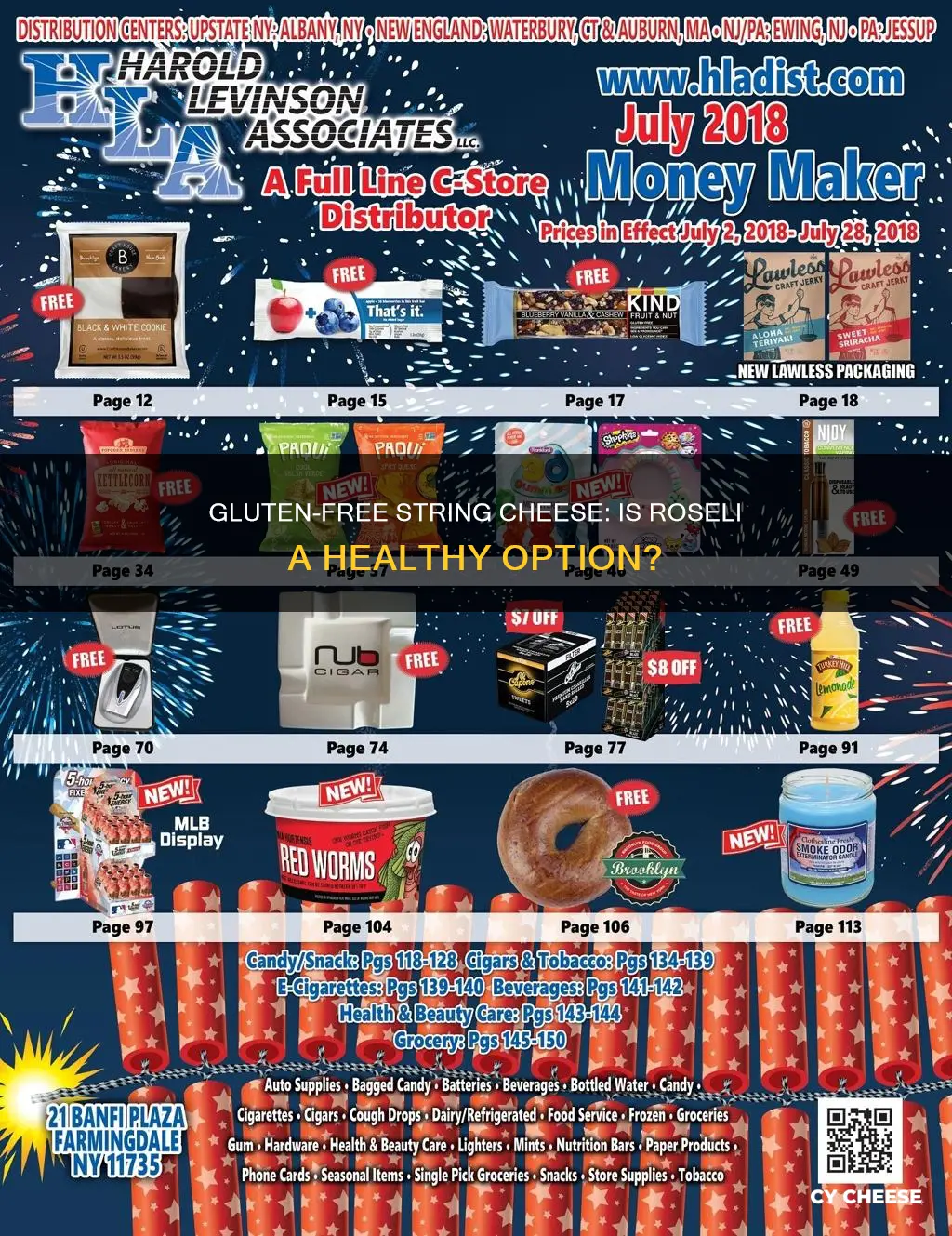 is roseli string cheese gluten free