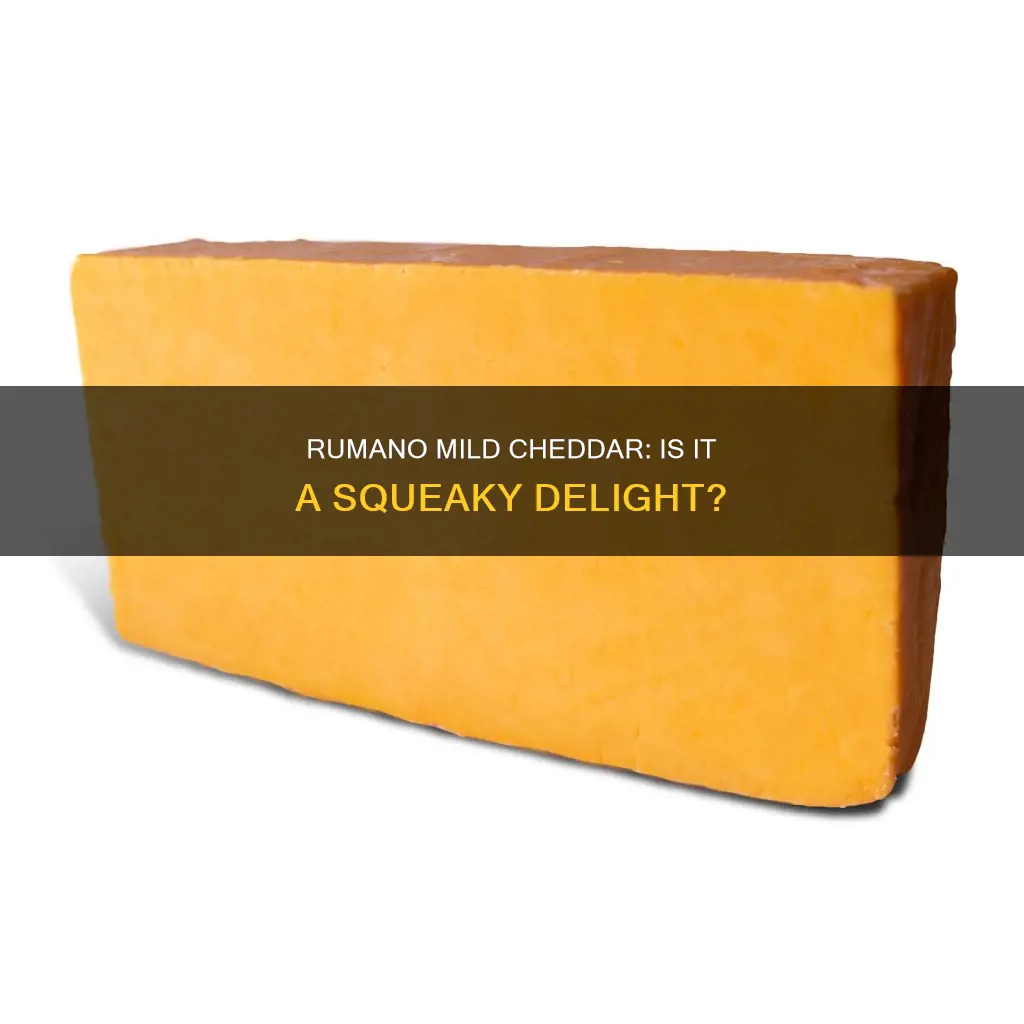 is rumanio mild cheddar squeeky cheese