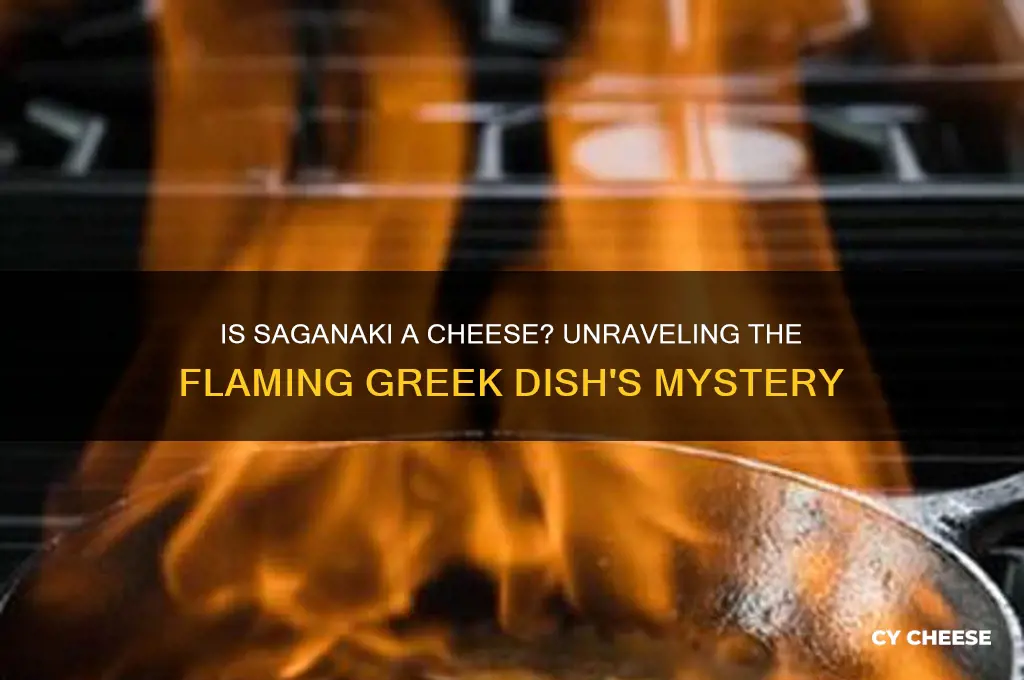is saganaki a cheese