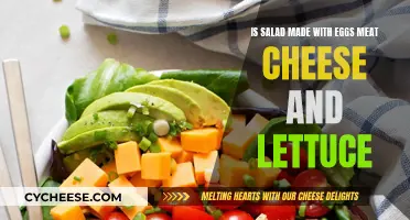 The Ultimate Protein Salad: Egg, Meat, and Cheese