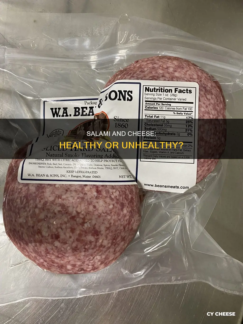 is salami and cheese healthy