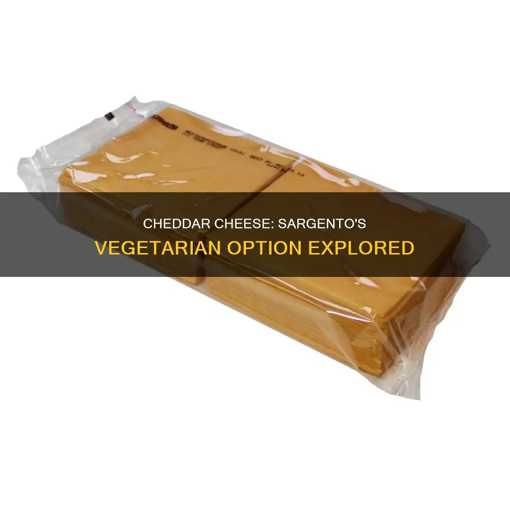 is sargento cheddar cheese vegetarian