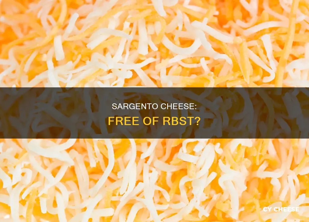 is sargento cheese rbst free