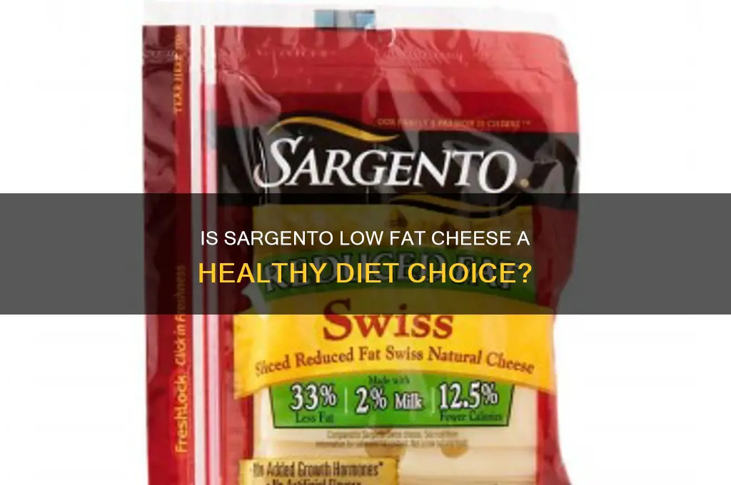is sargento low fat cheese good for a diet