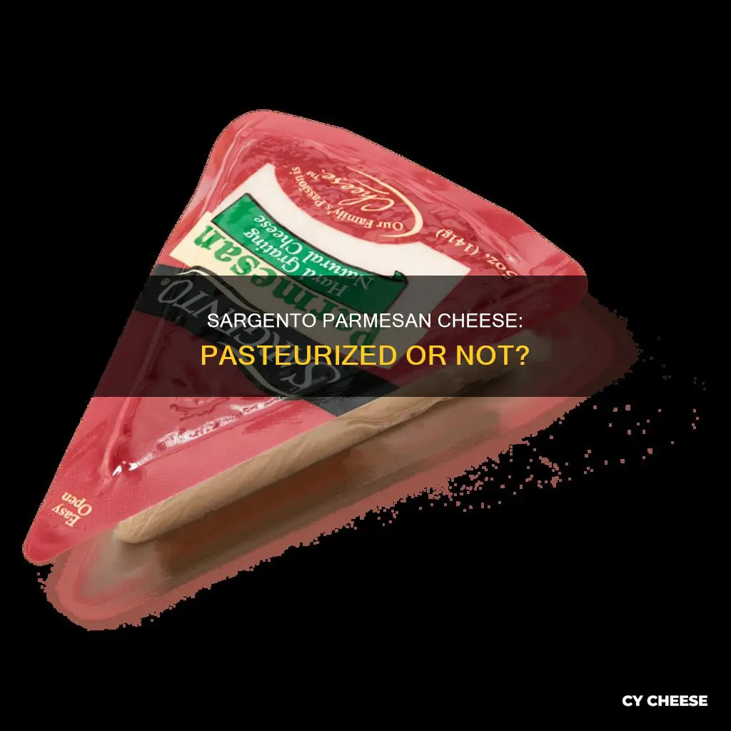 is sargento parmesan cheese pasteurized