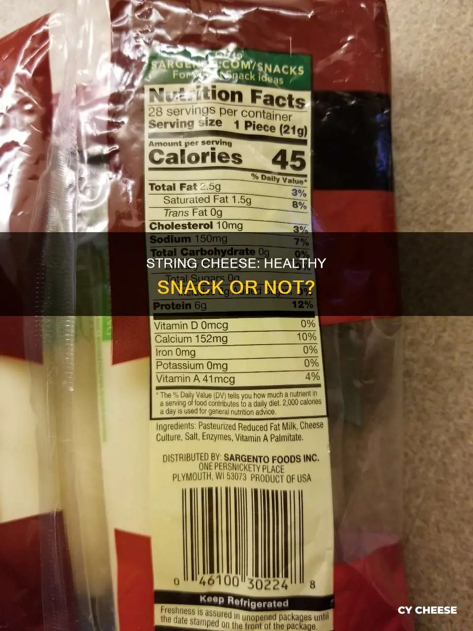is sargento string cheese healthy