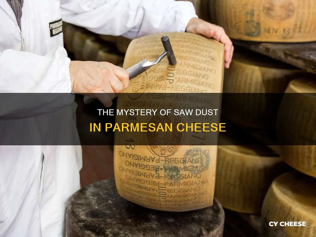 is saw dust in parmesan cheese