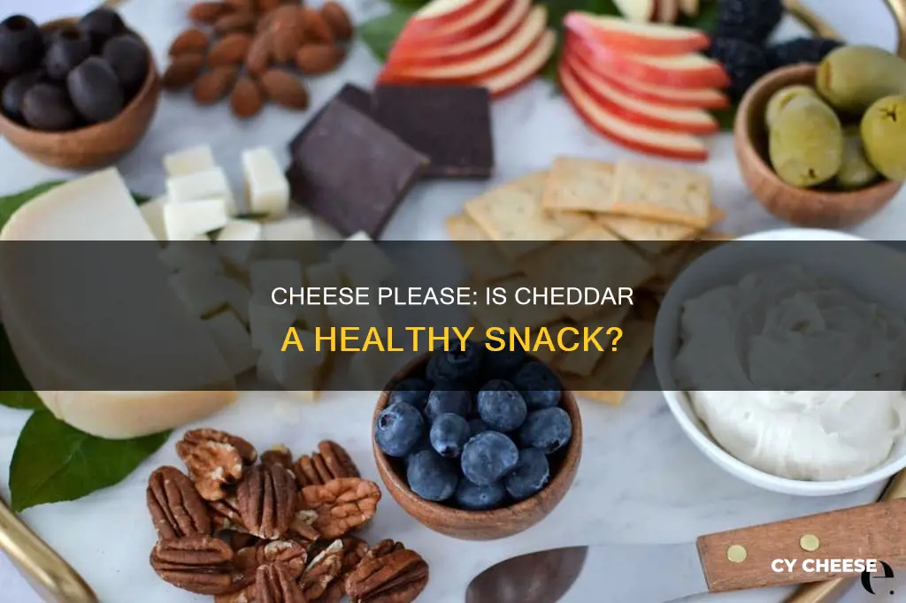 is sharp cheddar cheese a healthy snack