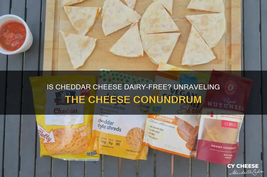 is sharp cheddar cheese dairy free