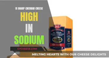 Chronic Cheddar Cheese: Sodium Content and Health Implications