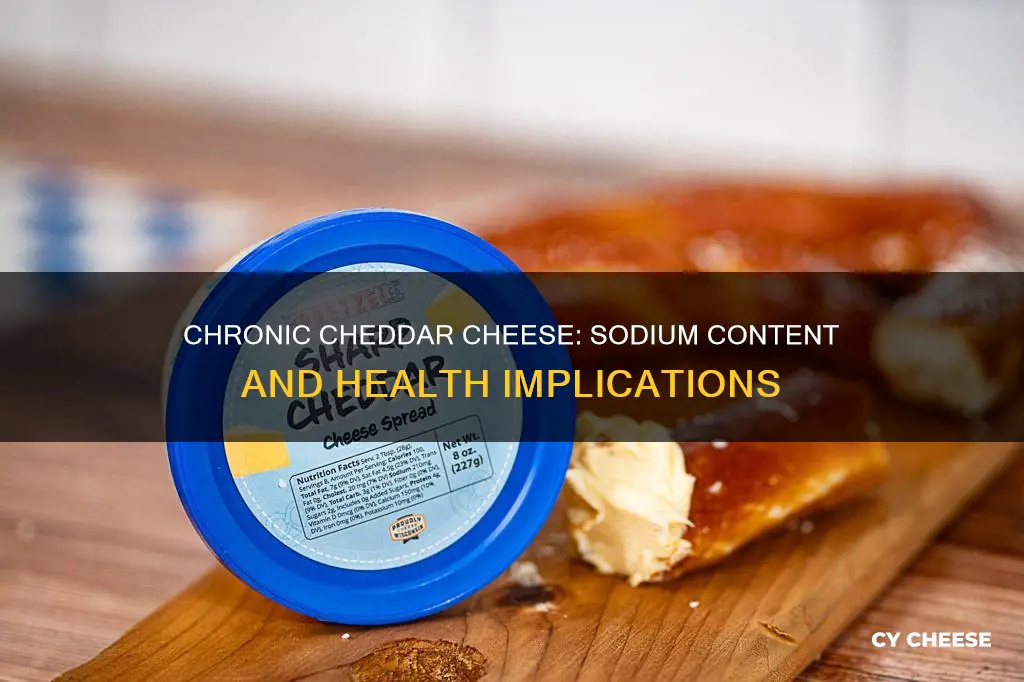 is sharp cheddar cheese high in sodium