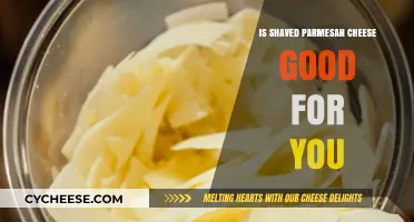 Shaved Parmesan Cheese: Nutritional Benefits and Health Considerations Explored