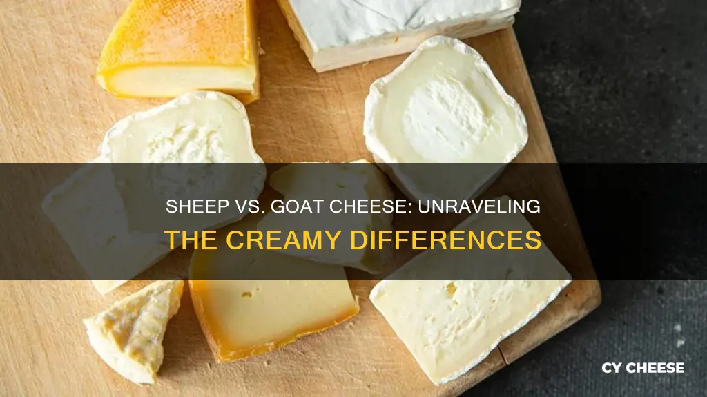 is sheep cheese the same as goat cheese