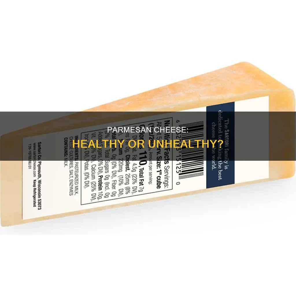 is shredded parmesan cheese healthy