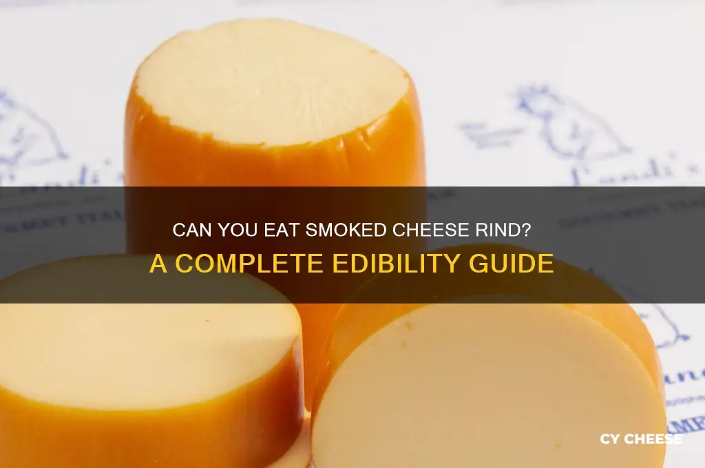 is smoked cheese rind edible