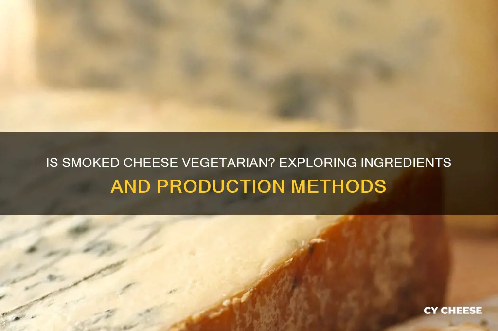 is smoked cheese vegetarian