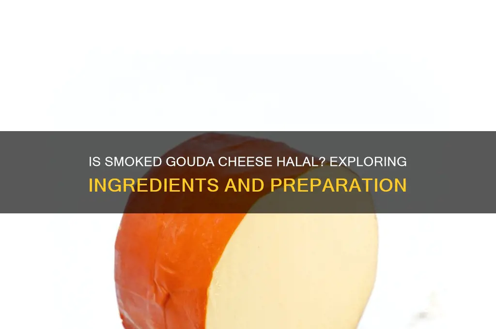 is smoked gouda cheese halal