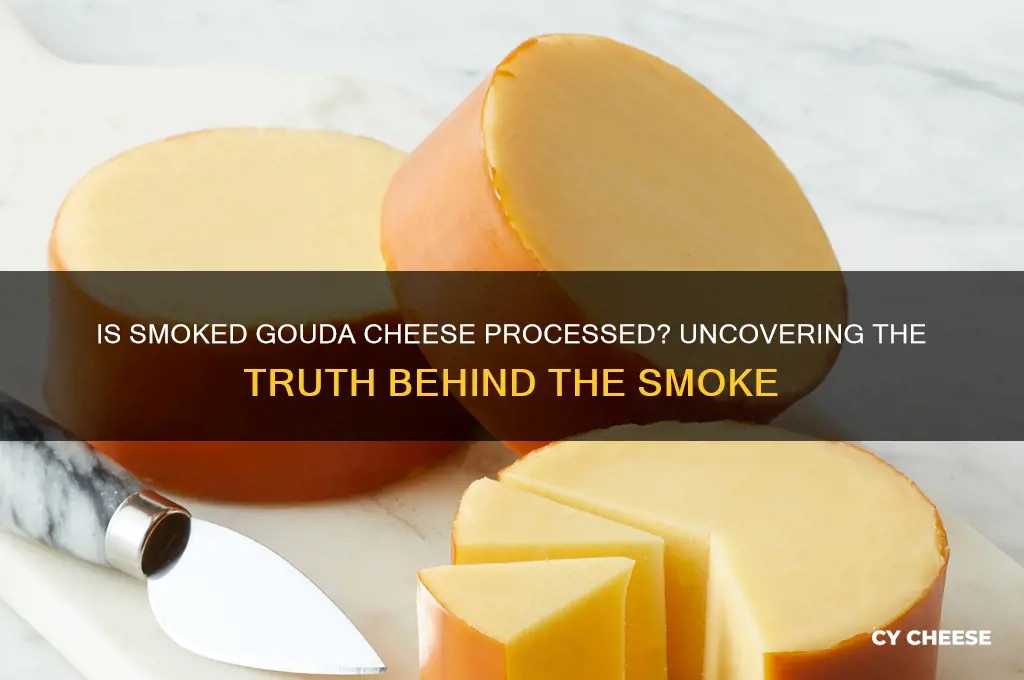 is smoked gouda cheese processed