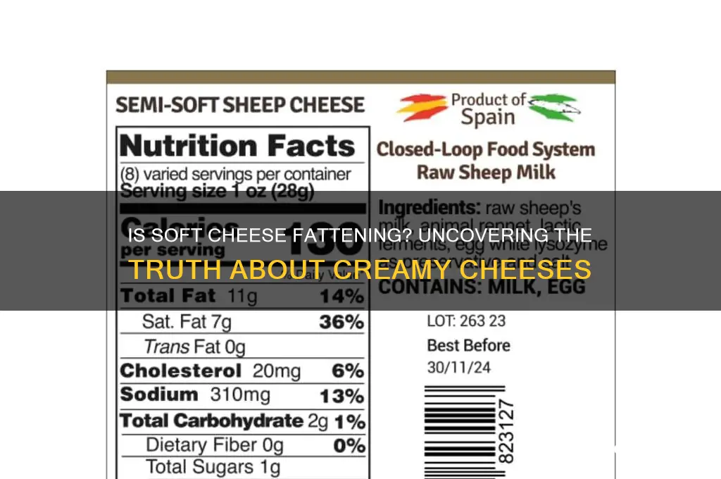 is soft cheese fattening