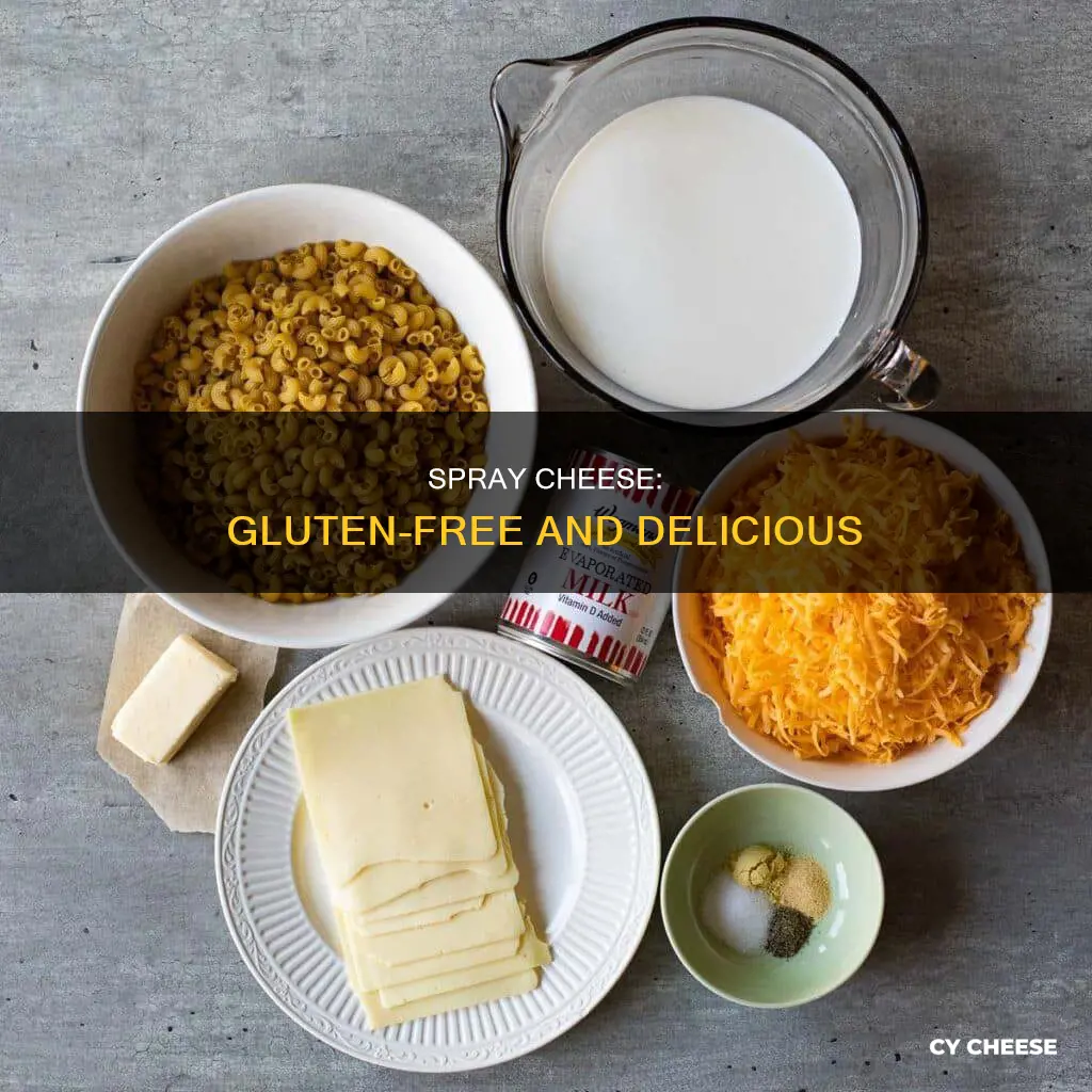 is spray cheese gluten free