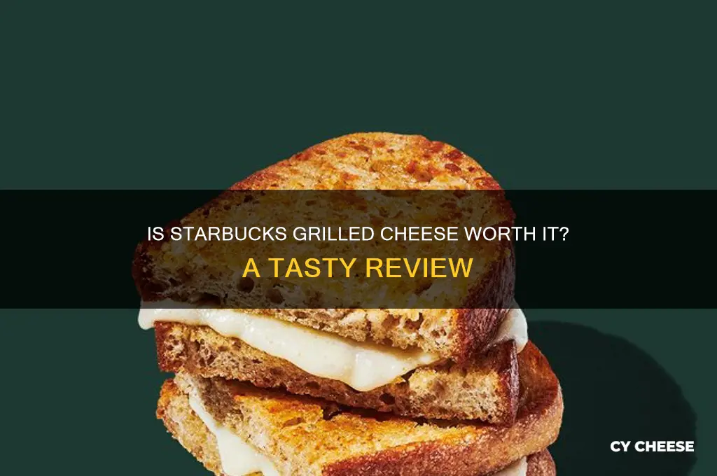 is starbucks grilled cheese good