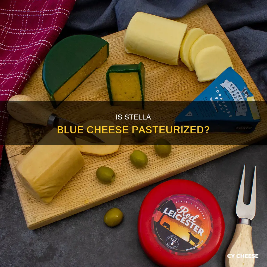 is stella blue cheese pasteurized