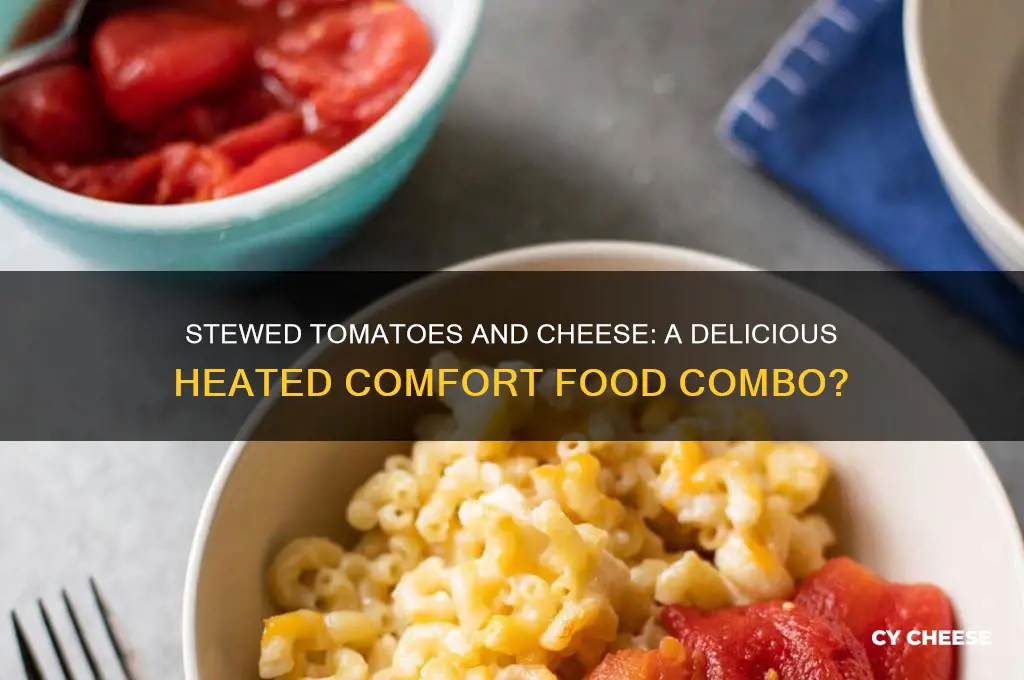 is stewed tomatoes and cheese heated up good