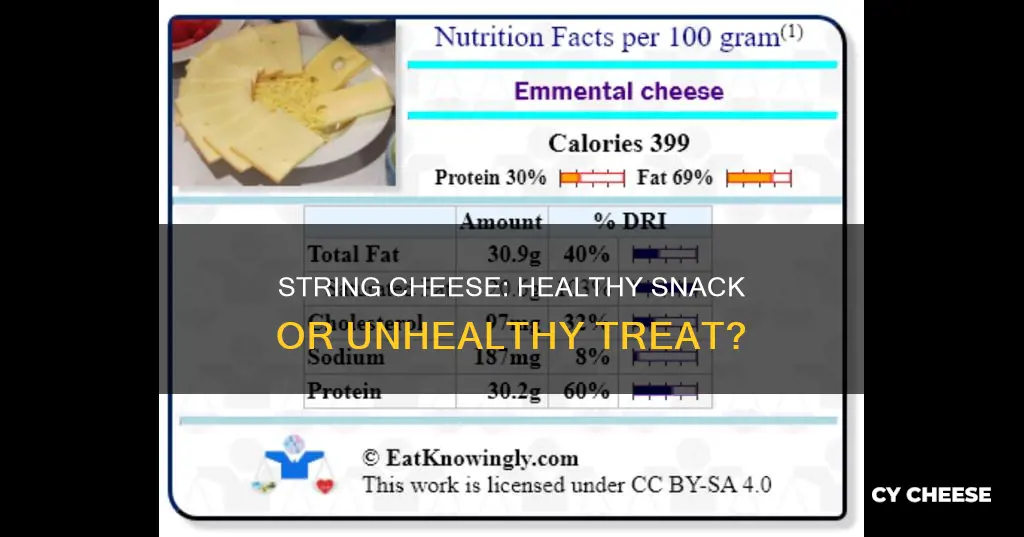 is string cheese bad for you