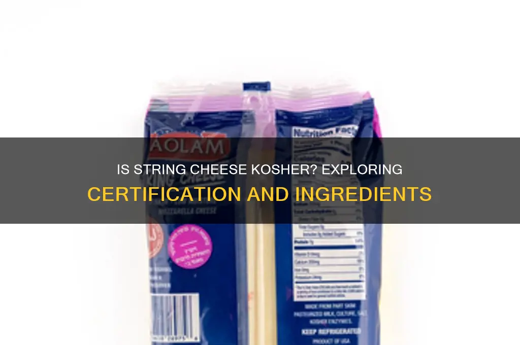 is string cheese kosher