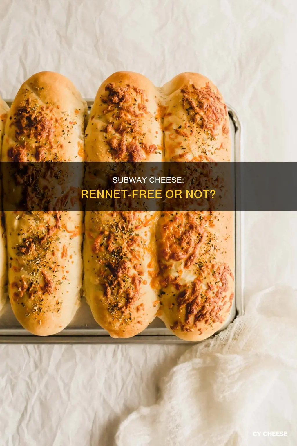 is subway cheese rennet free