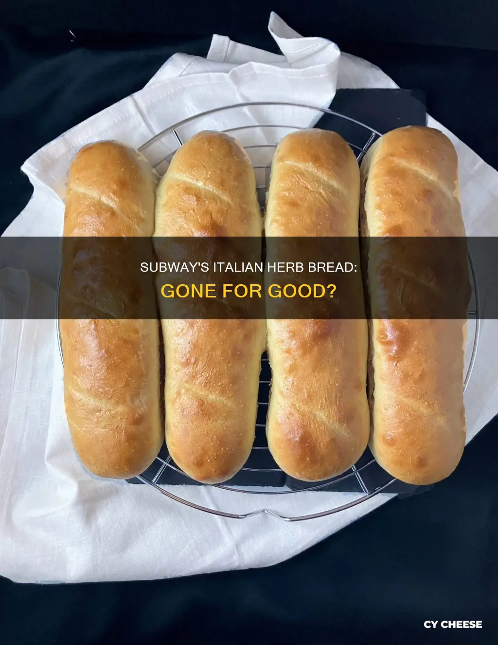 is subway getting rid of italian herb and cheese bread