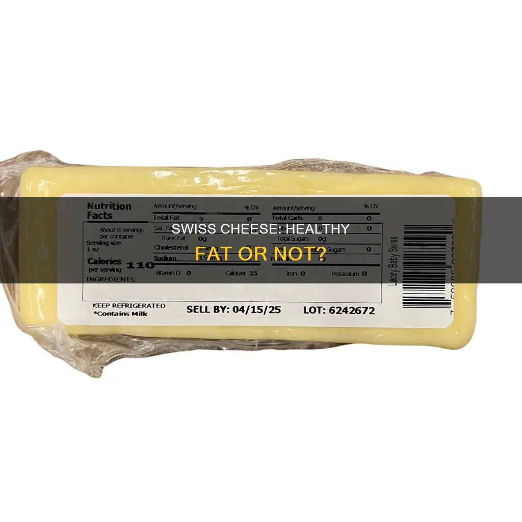 is swiss cheese a healthy fat