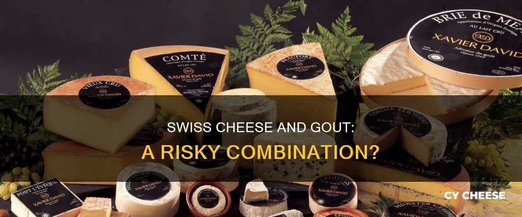 is swiss cheese bad for gout